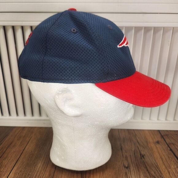 New England Patriots Youth Hat Cap Snapback Blue Red Team Apparel NFL Sport Logo - Picture 4 of 11